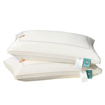 枕頭枕芯一對裝助睡眠家用護頸椎枕單人雙人宿舍整頭洋甘菊刺繡枕