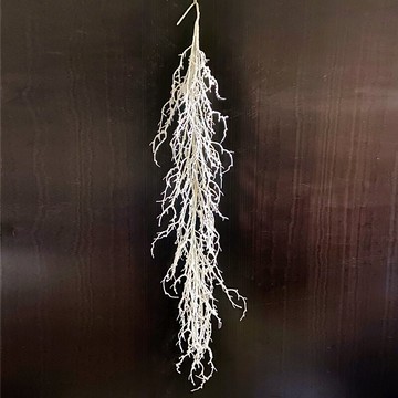 白色假花藤條掛件墻壁裝飾創意樹枝造景拍攝布景道具 diy手工制作