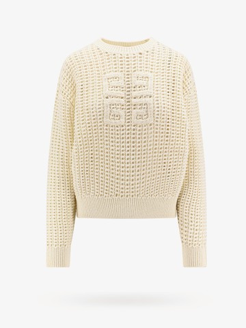 Wool and cashmere perforated sweater - GIVENCHY - gender_Woman