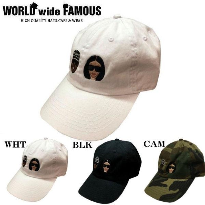ワールドワイドフェイマス WORLD WIDE FAMOUS 2019春夏 KIMYE風 CAP