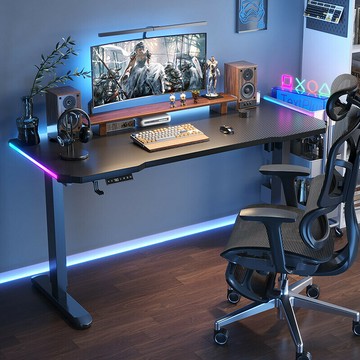 限時下殺??電動升降桌 可升降遊戲電競桌子 家用辦公書桌 工作臺 智慧電腦桌 書桌 萬用桌 辦公桌 桌子 工作桌 遊戲桌