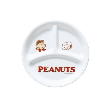【美國康寧 CORELLE】史努比 SNOOPY Friends-8吋分隔盤/211餐盤/