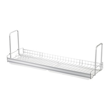 comet 打孔式碗盤瀝水架  1層  銀色  1個