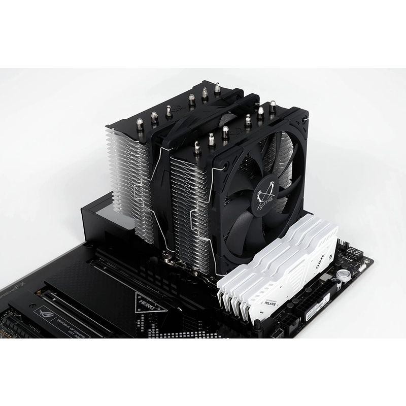 サイズ LGA1700 対応 12cm サイドフロー 風魔弐 Rev.B SCFM-2100