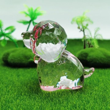 ✨免運可開發票#水晶擺件 大號仿真傢居水晶狗狗擺件 桌麵可愛公仔萌寵創意裝飾品兒童玩具