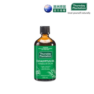 ThursdayPlantation 星期四農莊尤加利精油100% 200ml(總代理公司貨)