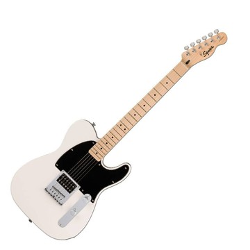 Squier 電吉他 Sonic Esquire H 雙線圈 無搖座 楓木指板 白色【黃石樂器】