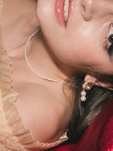 Freshwater Pearl Adjustable Chain Necklace