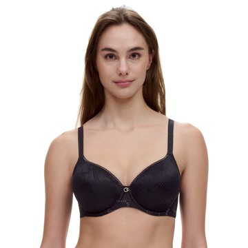 【Chantelle】Intrigue_3D記憶纖維T-shirt Bra_B-D(13WN1_011黑色)