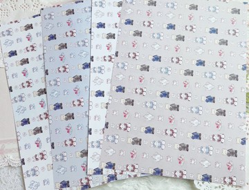 usakuma teatime Design Paper