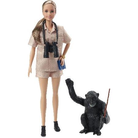 Dr. Jane Goodall Barbie Inspiring Women Doll, Made from Recycled