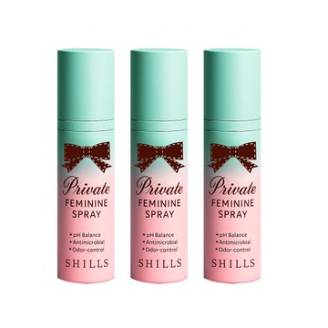 【SHILLS舒兒絲】私密清新沁涼抗菌噴霧3入
