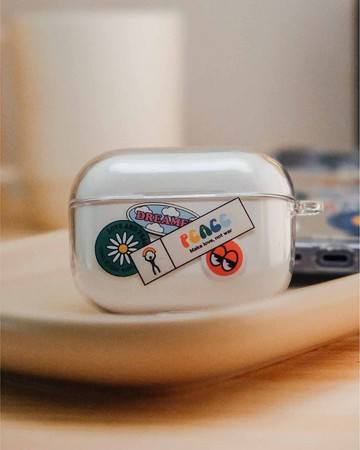 香港品牌 No More Pain 透明 AirPods Case
