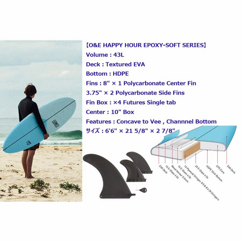Soft Board | Happy Hour Epoxy Soft 8'6