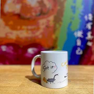 【馬克杯&陶瓷杯墊組】抓住你了