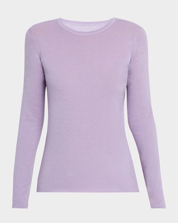 Machine Washable Cashmere Crewneck Pullover
