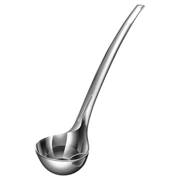 couselect 德式316L不鏽鋼濾油勺 加深油湯分離 隔油器  30.3 x 4.3 x 8.3cm  1個  銀色