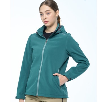 【WILDLAND荒野】女彈性環保紗15K/15K超潑外套長春藤綠