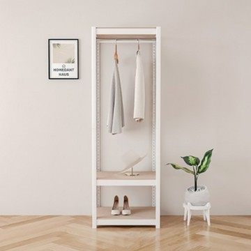 HOMEDANT HOUSE 3層組合式置物掛衣架 升級版  80 x 50 x 180cm  白色