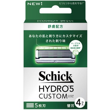 舒適 水次元5辨型 刮鬍刀片(舒膚配方) 4入