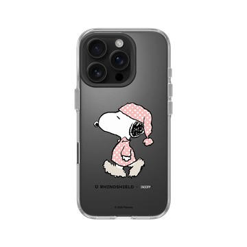 iPhone 16 Pro Clear Case（相機按鈕） 透明 - 史努比 Snoopy - Snoopy Go to sleep