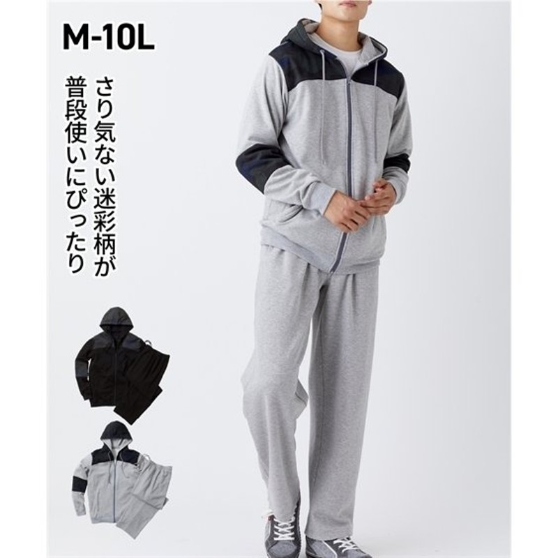 パジャマ メンズ 裏シャギー 迷彩柄 上下セット M/L/LL ニッセン nissen 通販 LINEポイント最大1.0%GET |  LINEショッピング