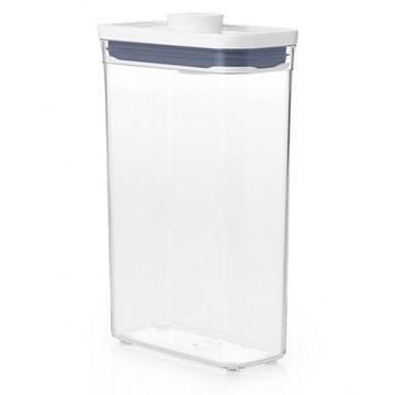 POP 2.0 細長方按壓保鮮盒 - 1.8L(4入)   贈POP匙 (125ml)