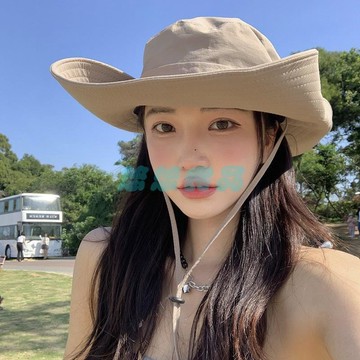 ✅店家嚴選 ⑦天鑒賞✅速幹大帽檐戶外防水露營登山帽女顯臉小防紫外線西部牛仔漁夫帽男