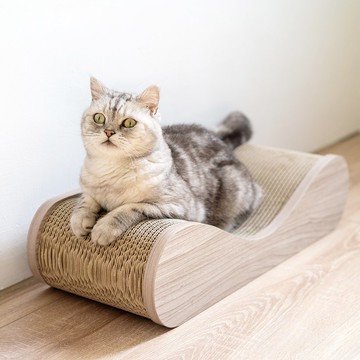 【安閣家】山谷貓床 - 燕麥色 (贈送純天然木天蓼)