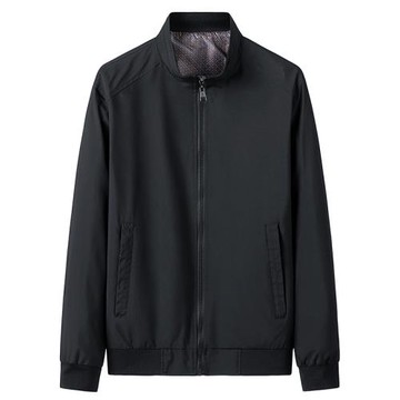 夏季新款中老年薄款夾克男中年男士特大碼M-8XL上衣爸爸休閑外套