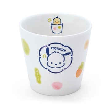 【震撼精品百貨】Pochacco 帕帢狗~日本三麗鷗Sanrio 帕恰狗陶瓷茶杯 200ml (彩色點點款)*60155