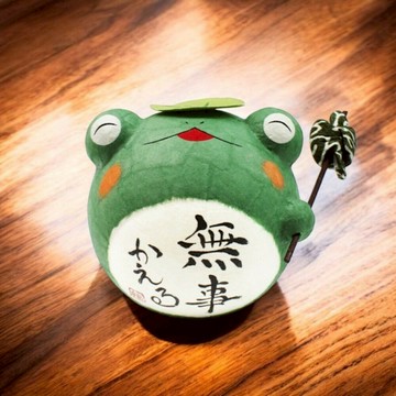 日本製 平安無事青蛙擺飾 開運小物平安歸來 居家汽車擺設 青蛙吉祥物平安無事蛙 日本進口