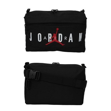 NIKE JORDAN 大型斜肩包-側背包 手提包 肩背包 JD2513031AD-002 黑白紅
