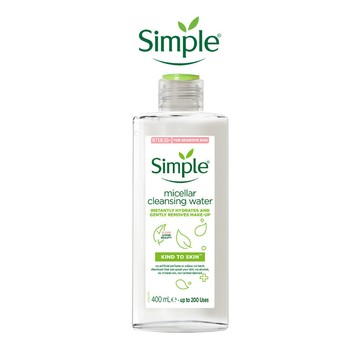 【Simple清妍】官方直營 全能潔顏賦活卸妝水400ml