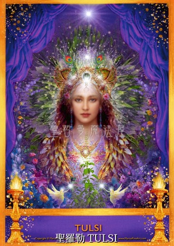 聖羅勒 TULSI【5*7吋美國進口正版作品】精靈天使精油神諭卡 - 精油天使系列畫