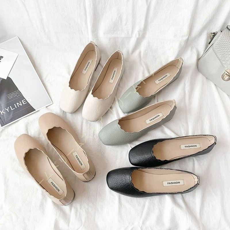 パンプス レディース 歩きやすい ローヒール 痛くない スクエアトゥ 走れるパンプス ぺたんこ 黒 軽量 フラットシューズ おしゃれ 婦人靴 立ち仕事 春 夏 秋 通販 Lineポイント最大0 5 Get Lineショッピング