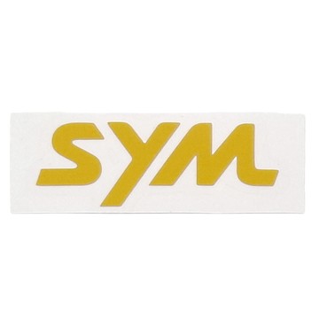 SYM KRN-車尾SYM-黃色反光貼紙  提升夜間行車安全  1入