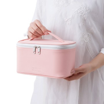 台灣熱賣 PU手提化妝包便攜旅行護膚品女可愛洗漱包化妝品收納包旅行收納袋0701 VBMS