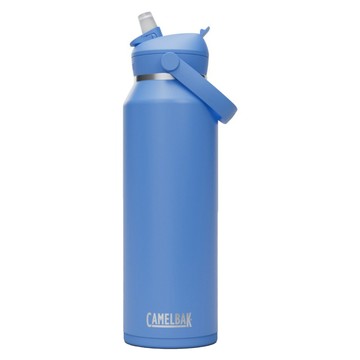CAMELBAK Flip Straw 不鏽鋼多水吸管保溫瓶  矢車菊藍  1個  1.2L