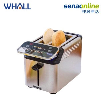 WHALL 不鏽鋼多功能觸控烤麵包機 WT-501S