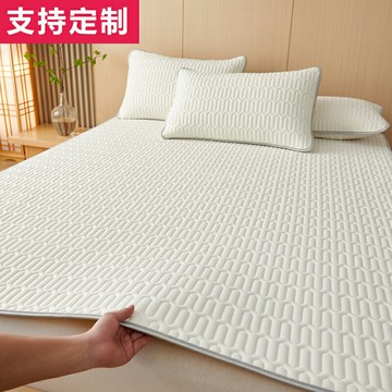 【台灣公司 可開發票】泰國加厚1cm乳膠涼席冰絲席三件套空調席a類床笠款2025新款夏定制