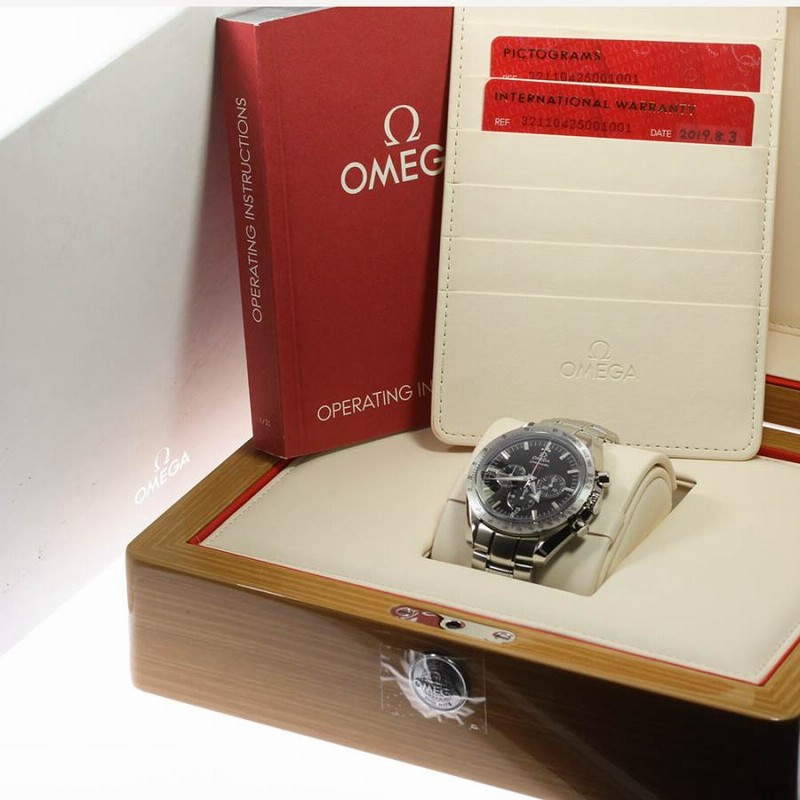 ☆美品☆箱・保証書付き【OMEGA】オメガ スピードマスター ブロード  