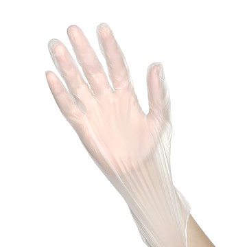 吉妙 無粉PVC手套 100入 S  M  L  XL  1盒