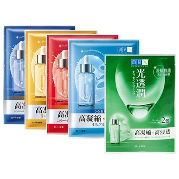 【日系報馬仔】日本 ROHTO 肌研 光透潤 美白／水潤／緊緻／補水／舒緩 面膜 單片 敷臉 臉部保養  D615255