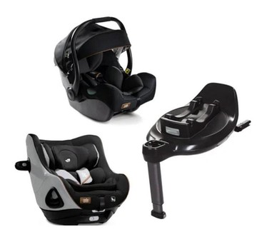 Joie i-Base Encore旋轉型底座+i-Jemini 嬰兒提籃汽座+i-Harbour 0-4歲旋轉型汽座灰14800元