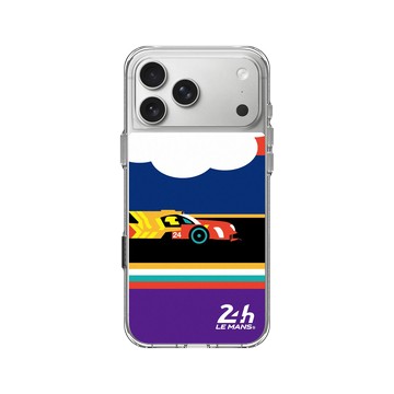 iPhone 17 Pro Max Clear Case（相機按鈕） 透明 - 24 Hours of Le Mans - 24h - Comic