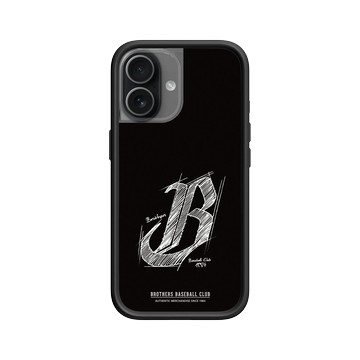 iPhone 17 Mod NX -邊框背蓋組合 (相機按鈕) 黑 - 職棒-中信兄弟 Brothers - 素描LOGO