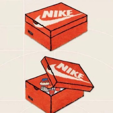 【NIKE】經典鞋盒 DIY 拼貼 造型 地墊 地毯