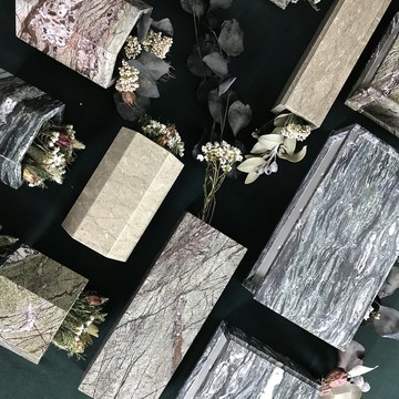 【花器B-樹木系-森林果石】天然大理石盆器 精品禮物