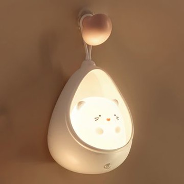 半島良品 小兜感應式/桌上擺飾掛飾小夜燈/小萌貓/霓虹造型燈 (交換禮物/百元禮物/聖誕禮物/實用創意/動物/貓咪/卡皮巴拉)